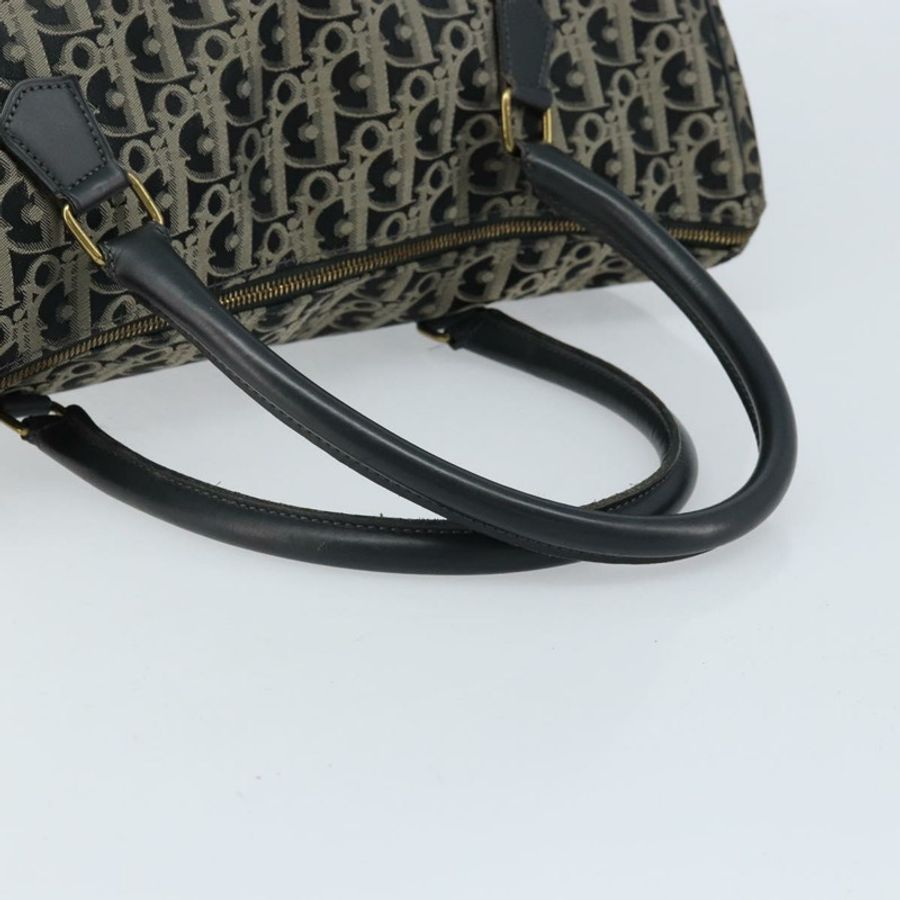 【日本直送】Christian Dior Trotter帆布波士頓包 尼龍 黑色 金色 正品 172840-6