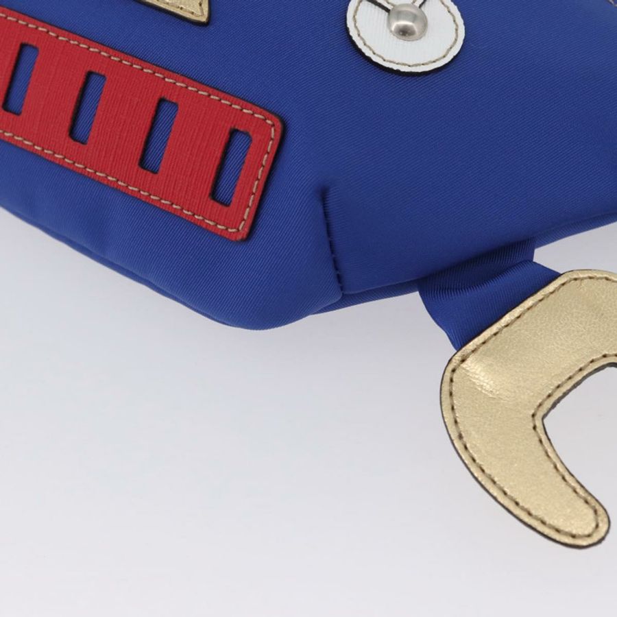 【日本直送】GUCCI 兒童腰包 尼龍 藍色 銀色 550771 正品 166242M-13