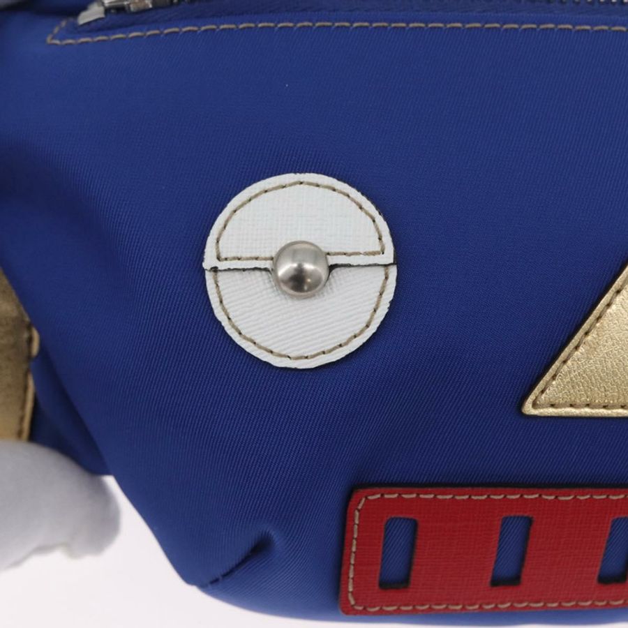 【日本直送】GUCCI 兒童腰包 尼龍 藍色 銀色 550771 正品 166242M-17