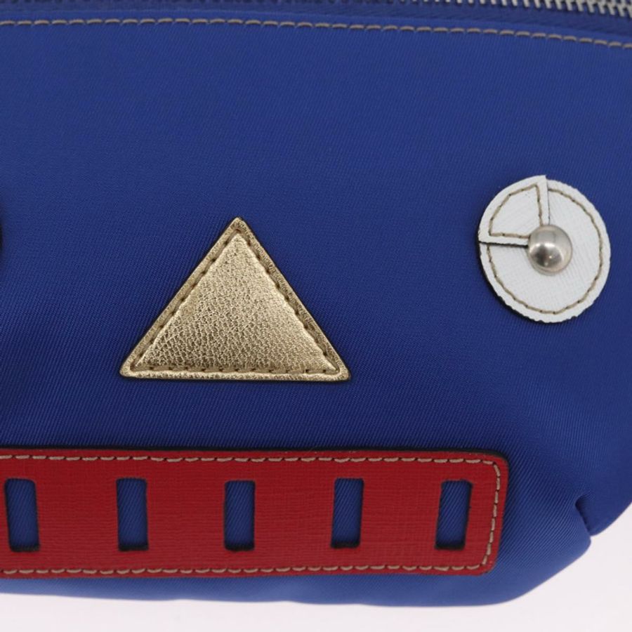 【日本直送】GUCCI 兒童腰包 尼龍 藍色 銀色 550771 正品 166242M-18