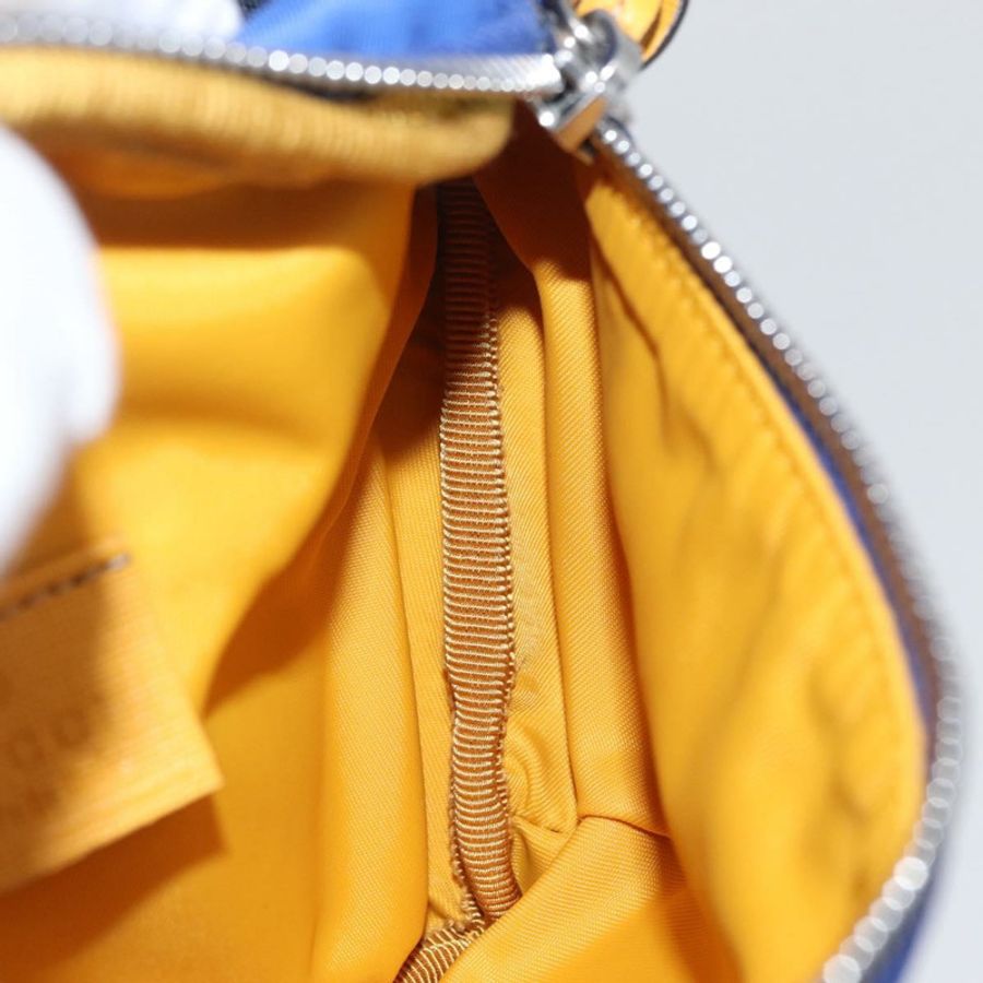 【日本直送】GUCCI 兒童腰包 尼龍 藍色 銀色 550771 正品 166242M-20