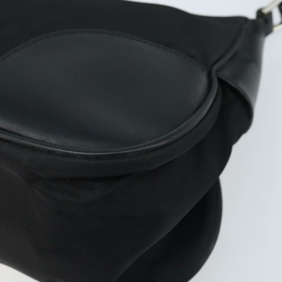 【日本直送】PRADA 單肩包 尼龍 黑色 銀色 正品 ARZ672A-8