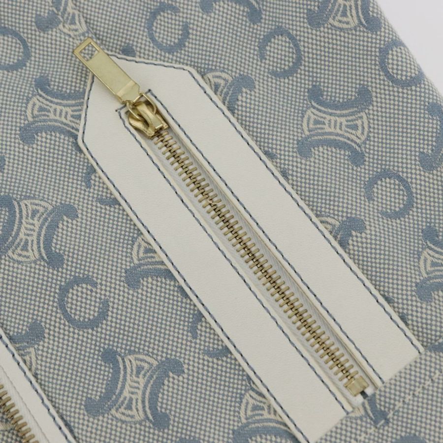 【日本直送】CELINE C Macadam 帆布外套 淺藍色 正品 AMZ552M-10