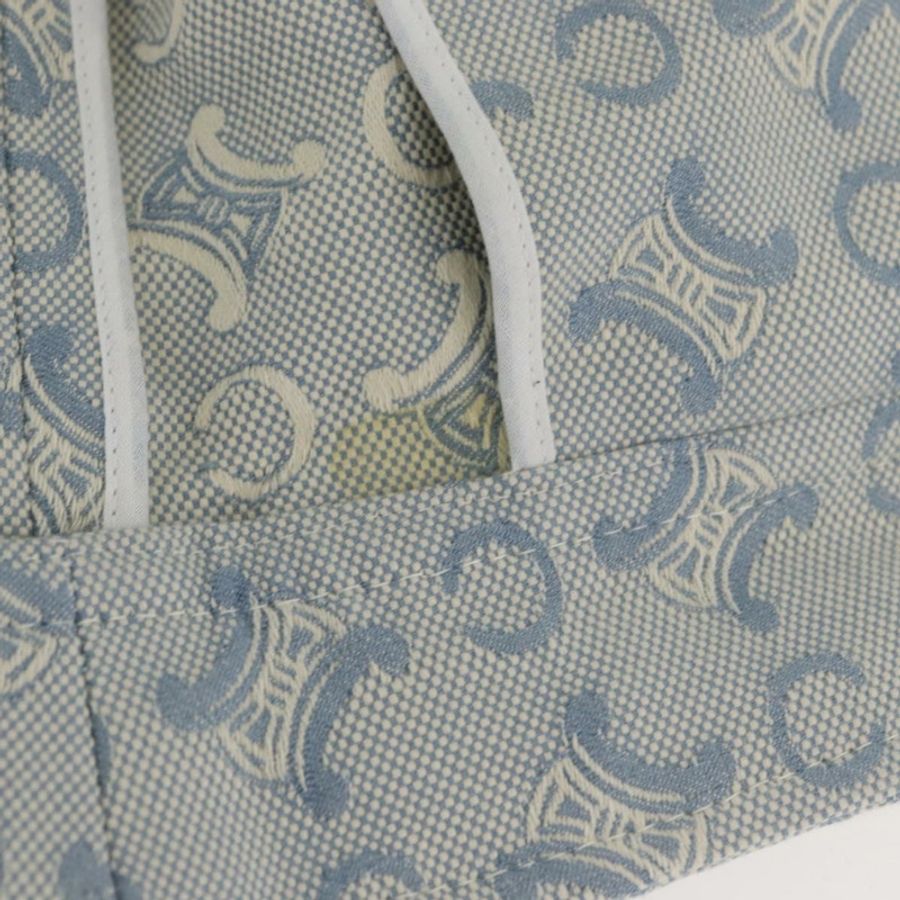 【日本直送】CELINE C Macadam 帆布外套 淺藍色 正品 AMZ552M-15