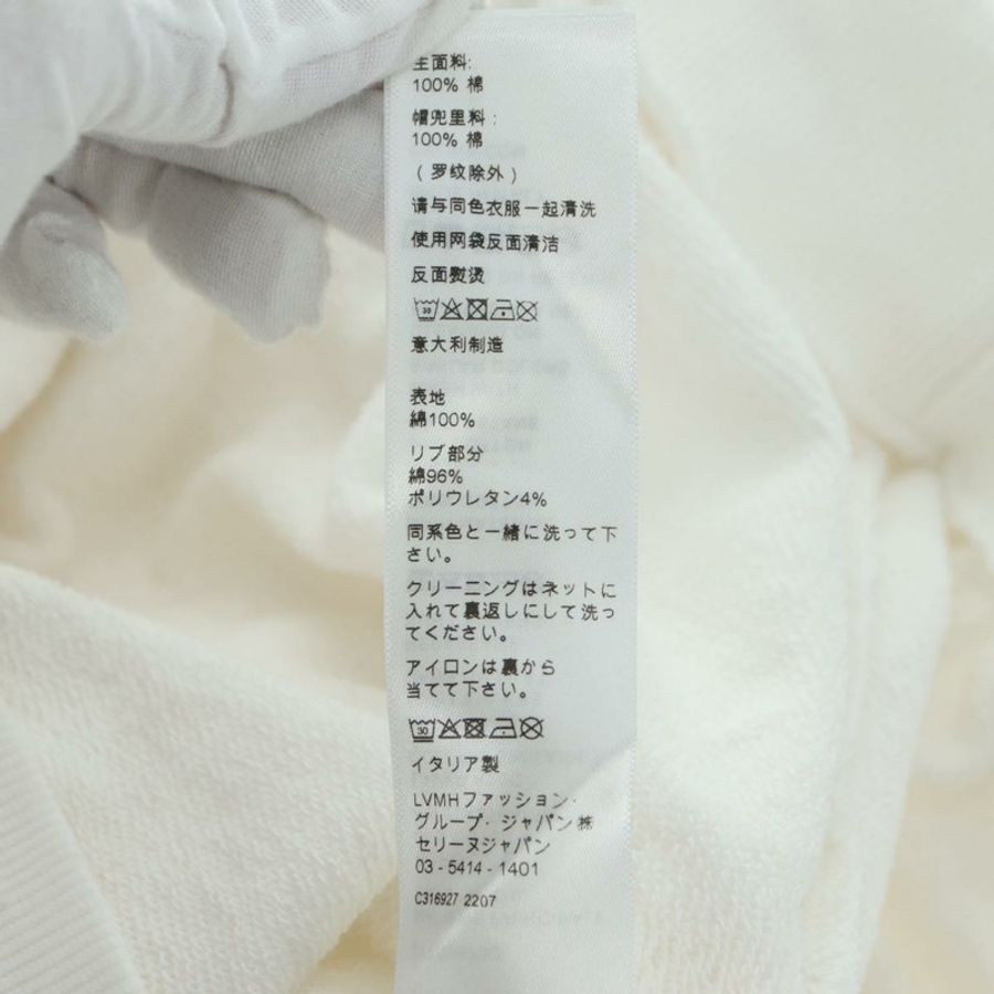 【日本直送】CELINE 連帽衫 純棉 M 白色 正品 174768A-13