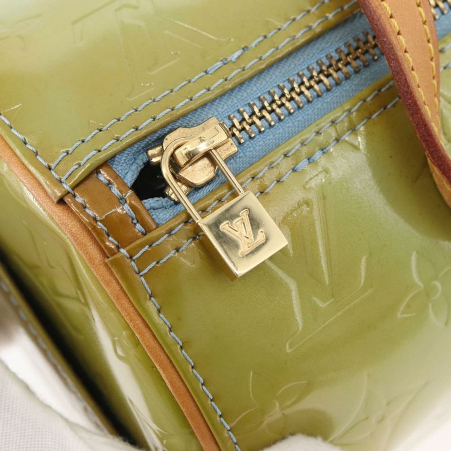 【日本直送】路易威登 Monogram Vernis Bedford 手提包 淺藍色 M91007 LV 正品 175526-16