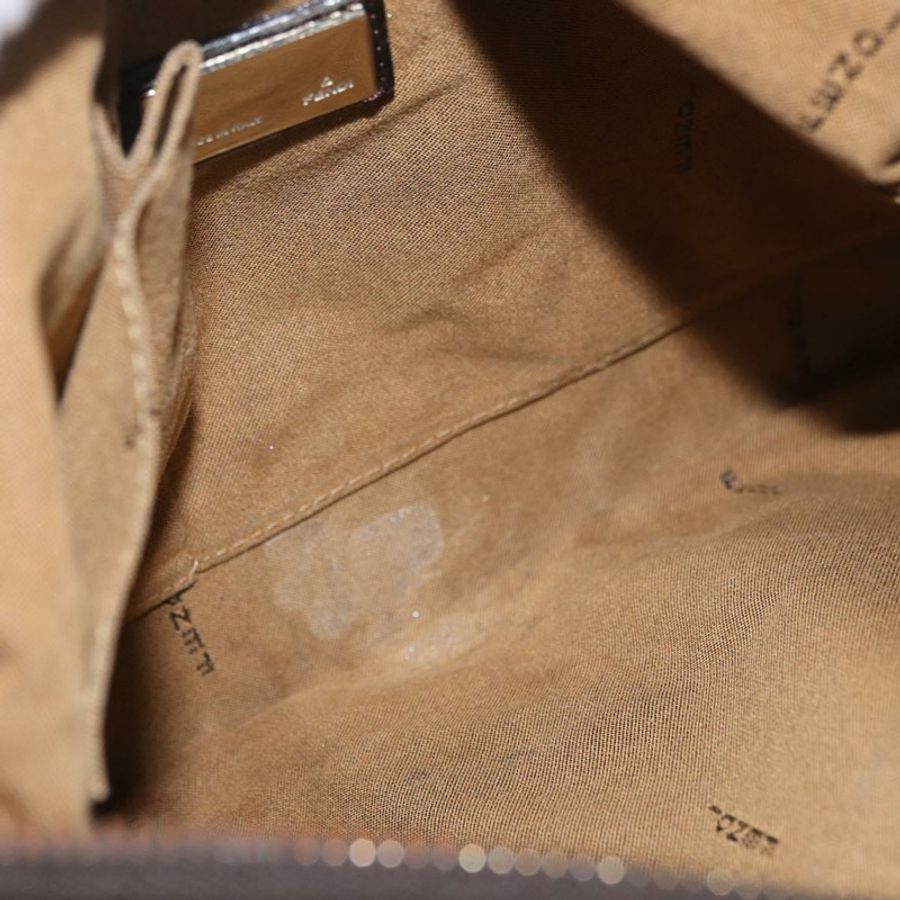 【日本直送】FENDI Zucca帆布單肩包 黑色棕色 正品 177159A-9