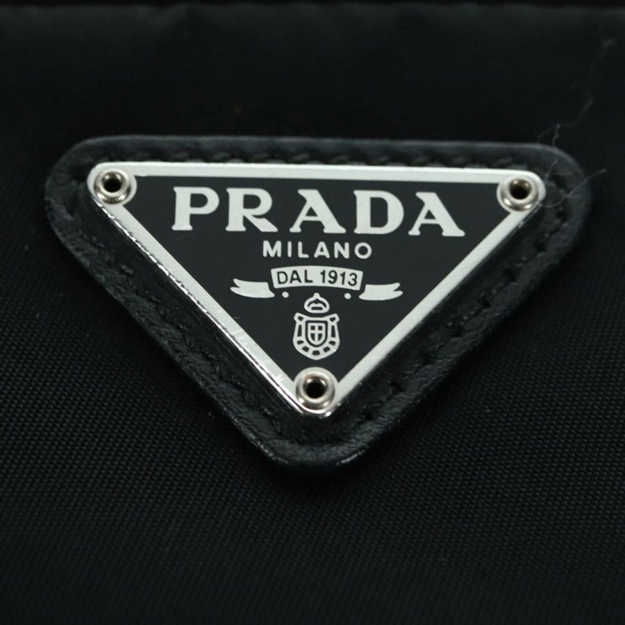 【日本直送】PRADA 尼龍雙肩包 黑色銀色 正品 175065SAM-21