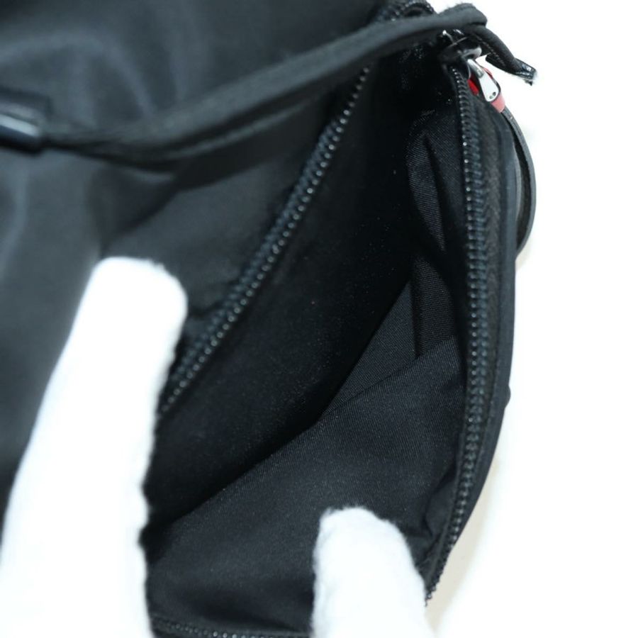 【日本直送】PRADA 尼龍雙肩包 黑色銀色 正品 175065SAM-23