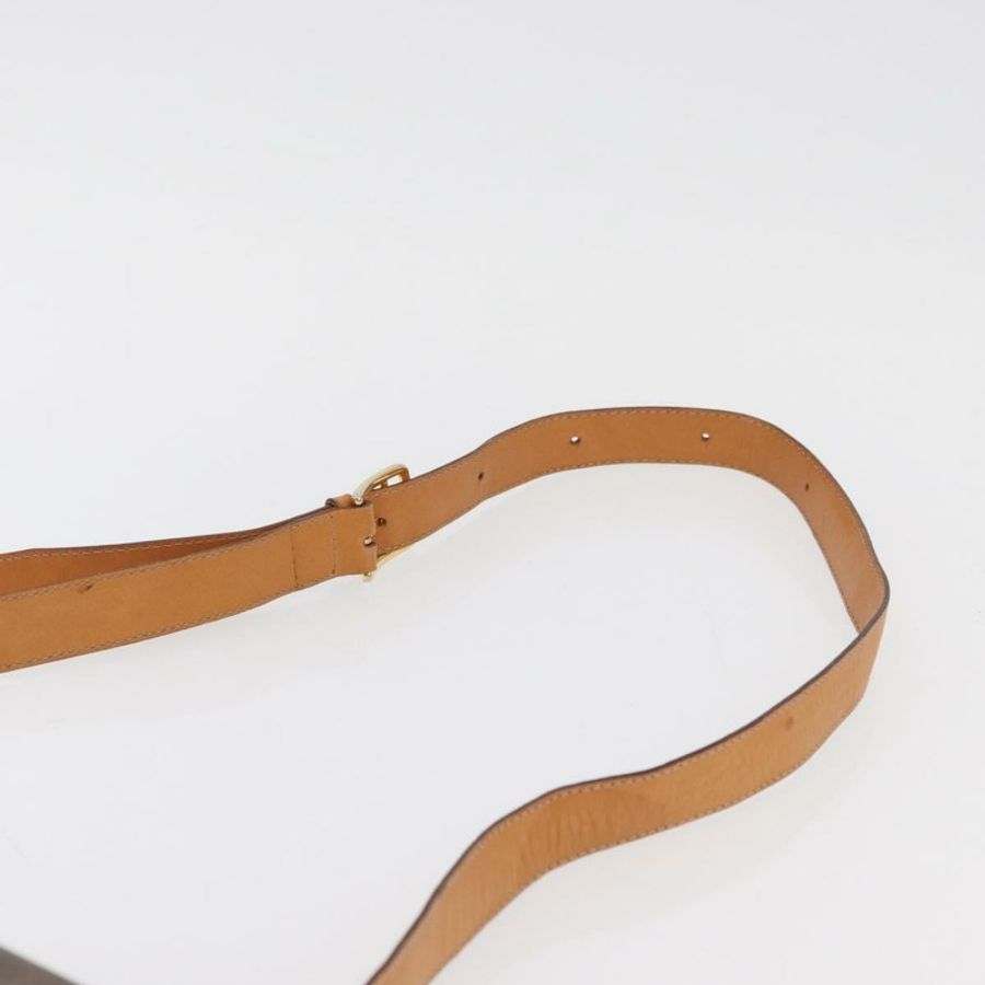 【日本直送】CELINE Macadam帆布馬車包 PVC皮革 棕色 金色 正品 177443A-7