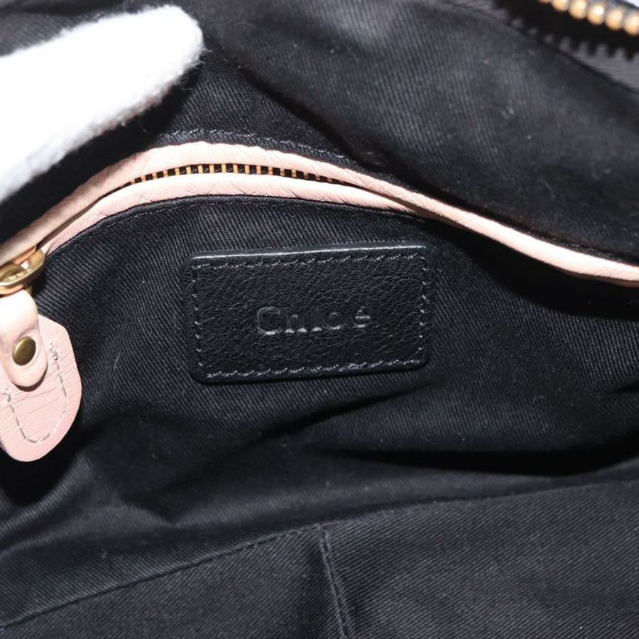 【日本直送】Chloe Paraty 手提包 真皮 兩用 黑色 金色 正品 177044A-18