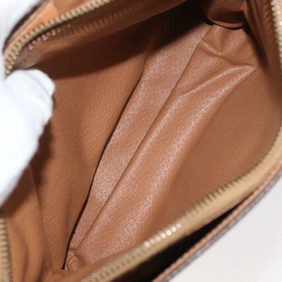 【日本直送】CELINE Macadam帆布肩背包 PVC皮革 棕色 金色 正品 am11484A-10
