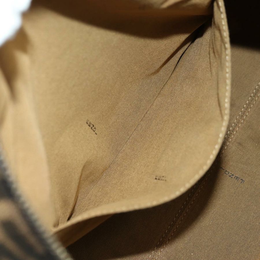 【日本直送】FENDI Zucca帆布迷你波士頓包 棕色/黑色 正品 am11498SAV-23