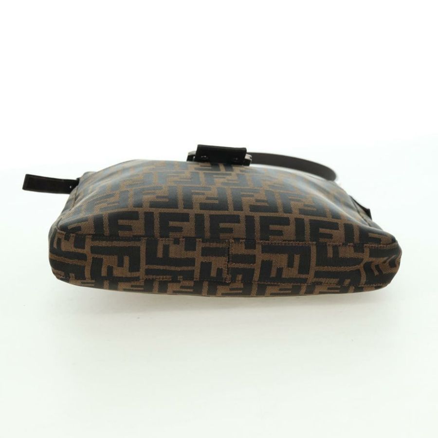 【日本直送】FENDI Zucca帆布Mamma Baguette單肩包 棕色/黑色 正品 177772SAV-4