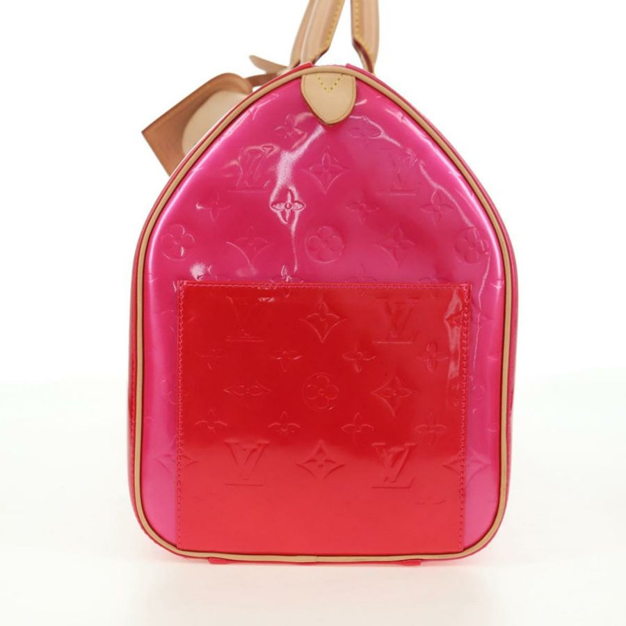 【日本直送】路易威登 Monogram Vernis Mercer 波士頓包 紫紅色 LV 正品 177997SAV-2