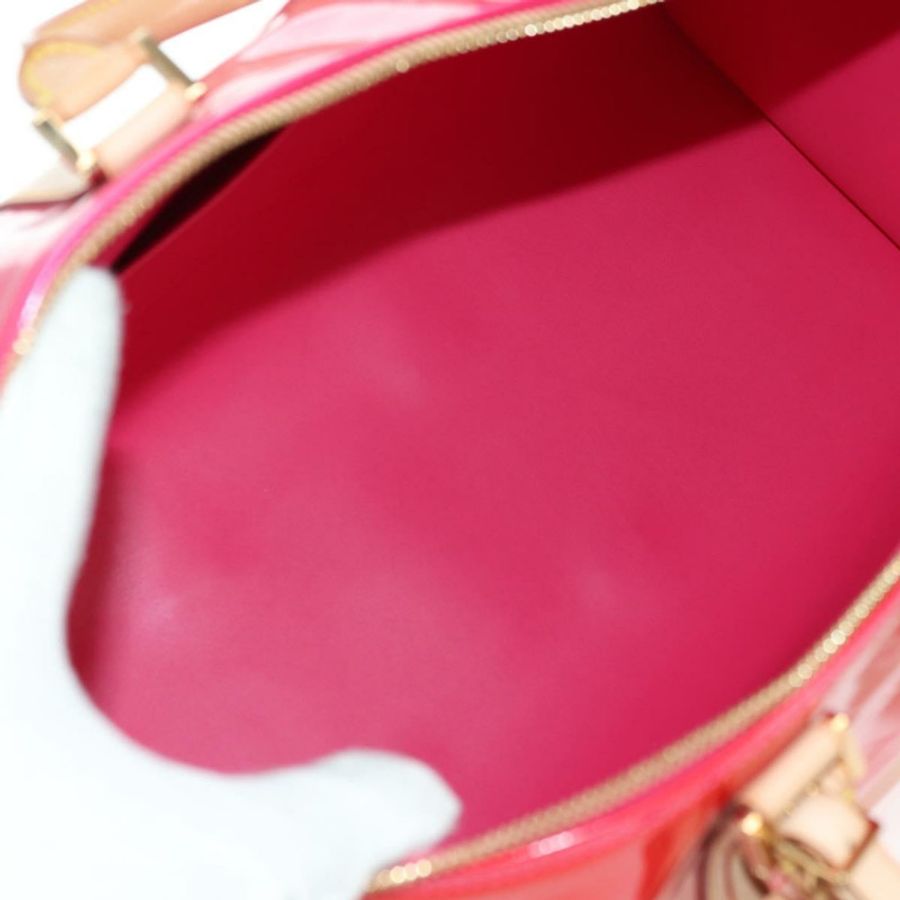 【日本直送】路易威登 Monogram Vernis Mercer 波士頓包 紫紅色 LV 正品 177997SAV-9