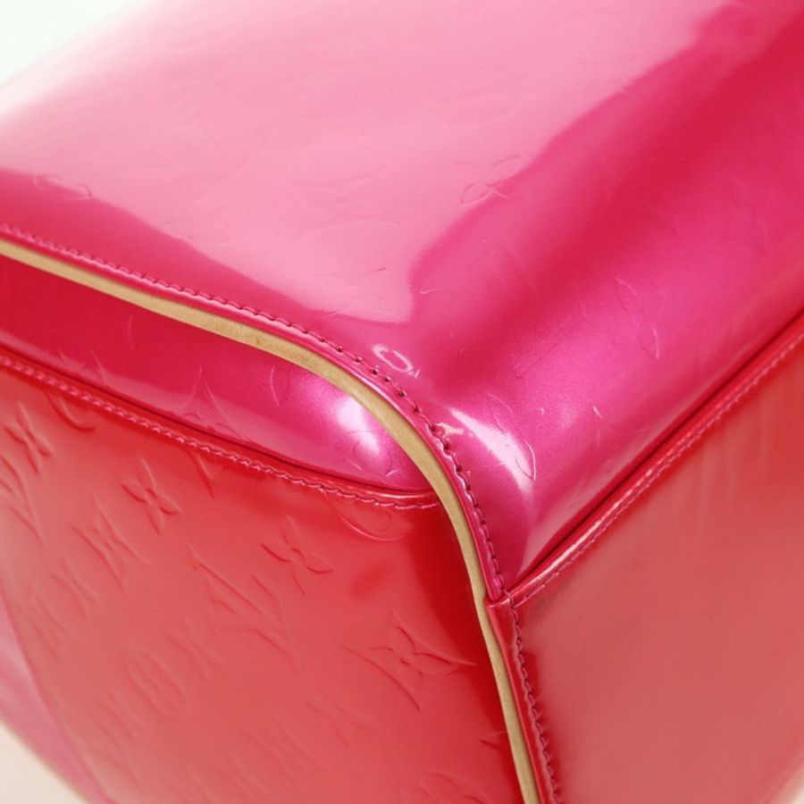 【日本直送】路易威登 Monogram Vernis Mercer 波士頓包 紫紅色 LV 正品 177997SAV-15