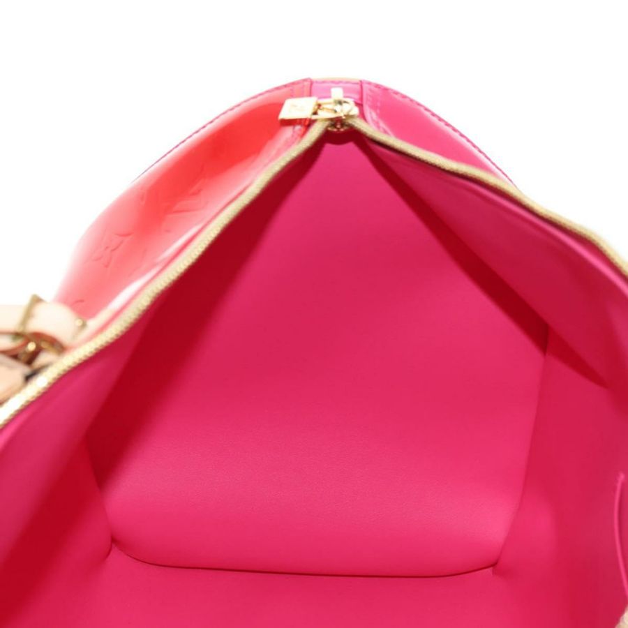 【日本直送】路易威登 Monogram Vernis Mercer 波士頓包 紫紅色 LV 正品 177997SAV-20