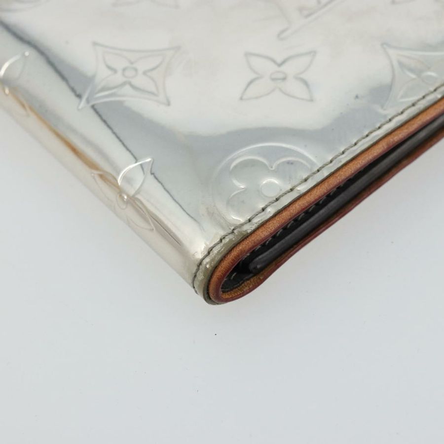 【日本直送】路易威登 (LOUIS VUITTON) Mirror Portefeuille Slender Wallet Silver M80806 LV Auth 170546A-13