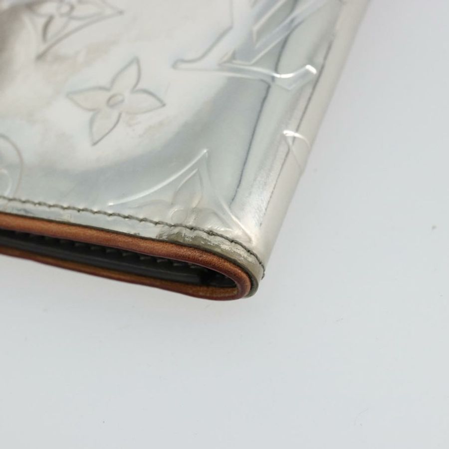 【日本直送】路易威登 (LOUIS VUITTON) Mirror Portefeuille Slender Wallet Silver M80806 LV Auth 170546A-14
