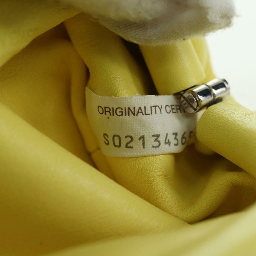 【日本直送】BOTTEGA VENETA 皮革黃色手拿包/單肩包 正品 158228V-9