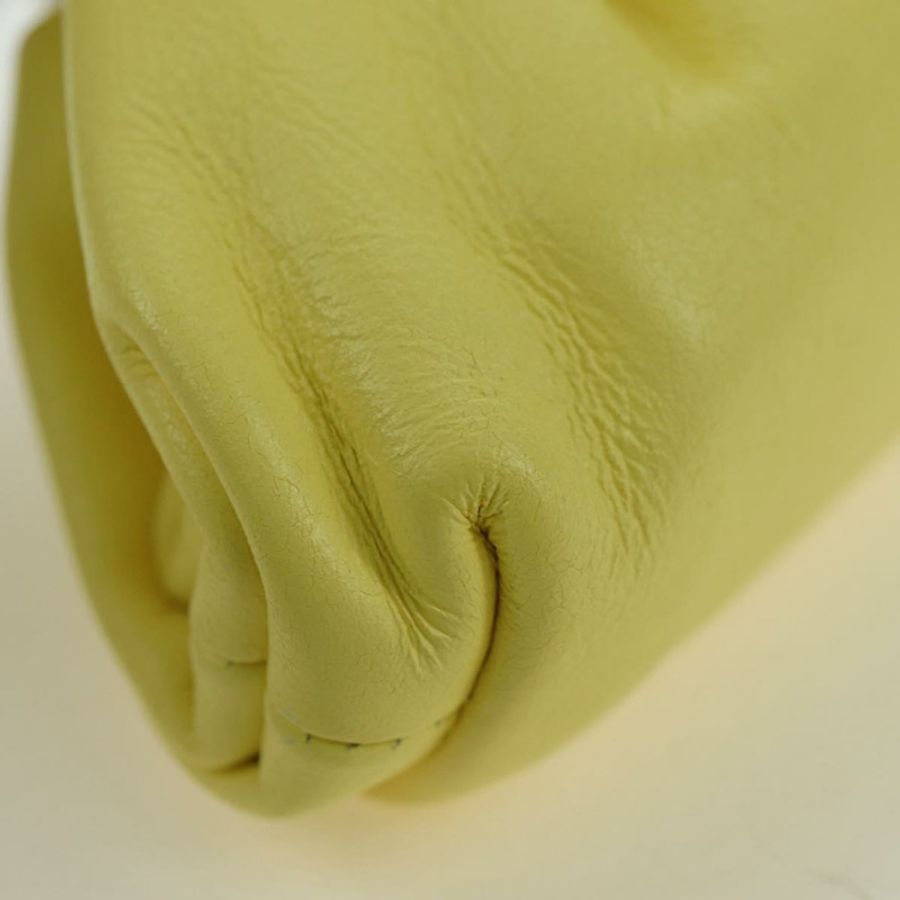 【日本直送】BOTTEGA VENETA 皮革黃色手拿包/單肩包 正品 158228V-14