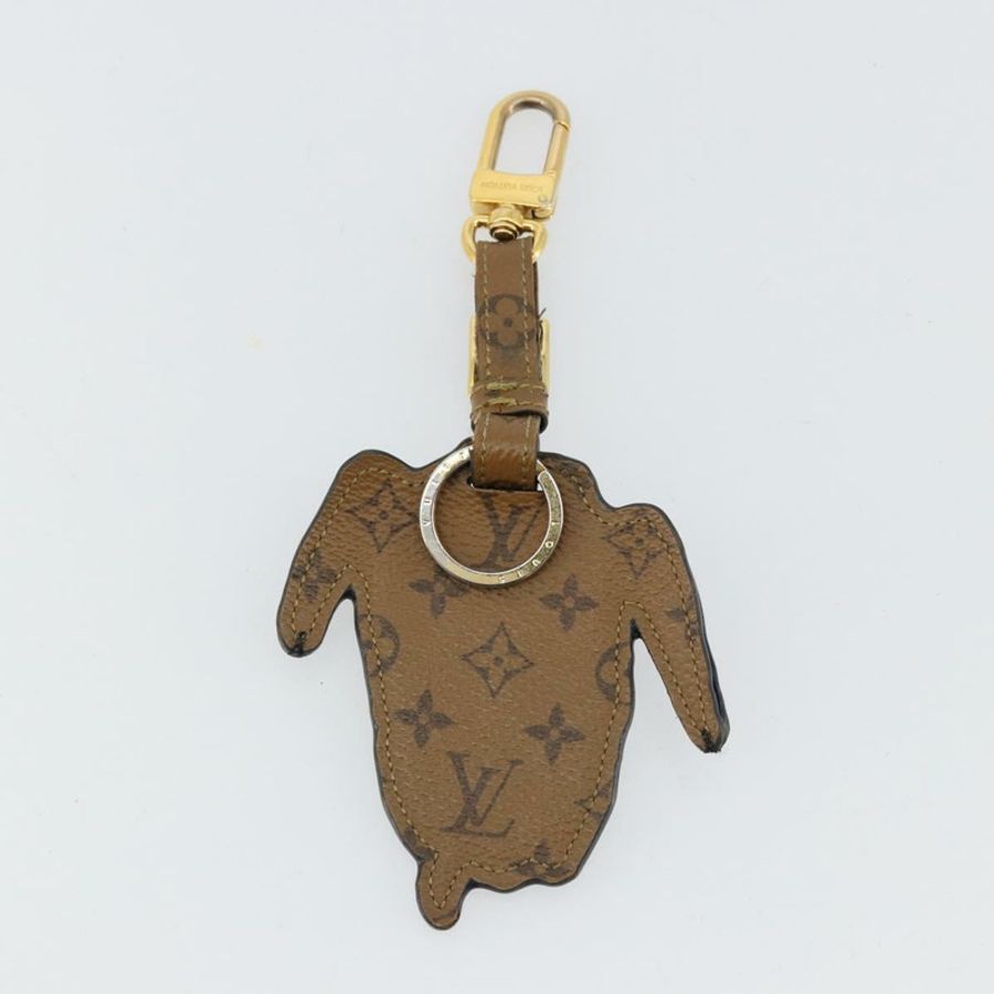 【日本直送】路易威登 Catgram Porte Cles Porto Address Charm 黑色 MP2281 Auth 178090A-4