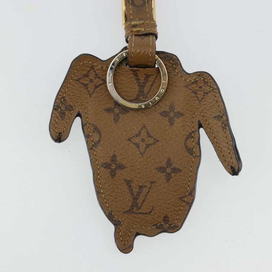 【日本直送】路易威登 Catgram Porte Cles Porto Address Charm 黑色 MP2281 Auth 178090A-7