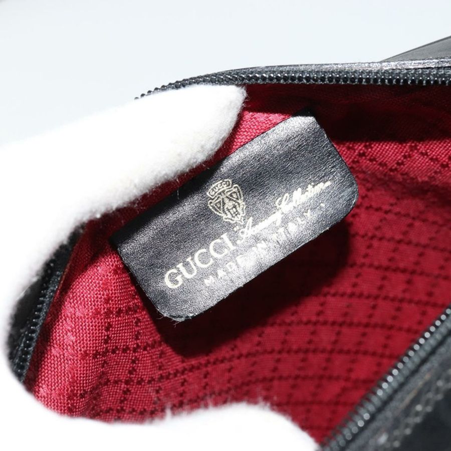 【日本直送】GUCCI GG帆布織帶雪莉線單肩包 黑色 紅色 綠色 正品 178590A-17
