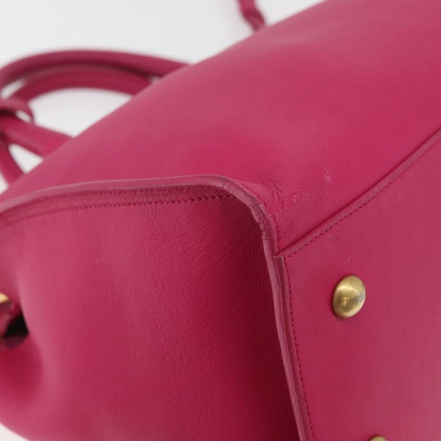 【日本直送】SAINT LAURENT Petit Cabas 手提包 皮革 2way 粉金配色 正品 178276A-8