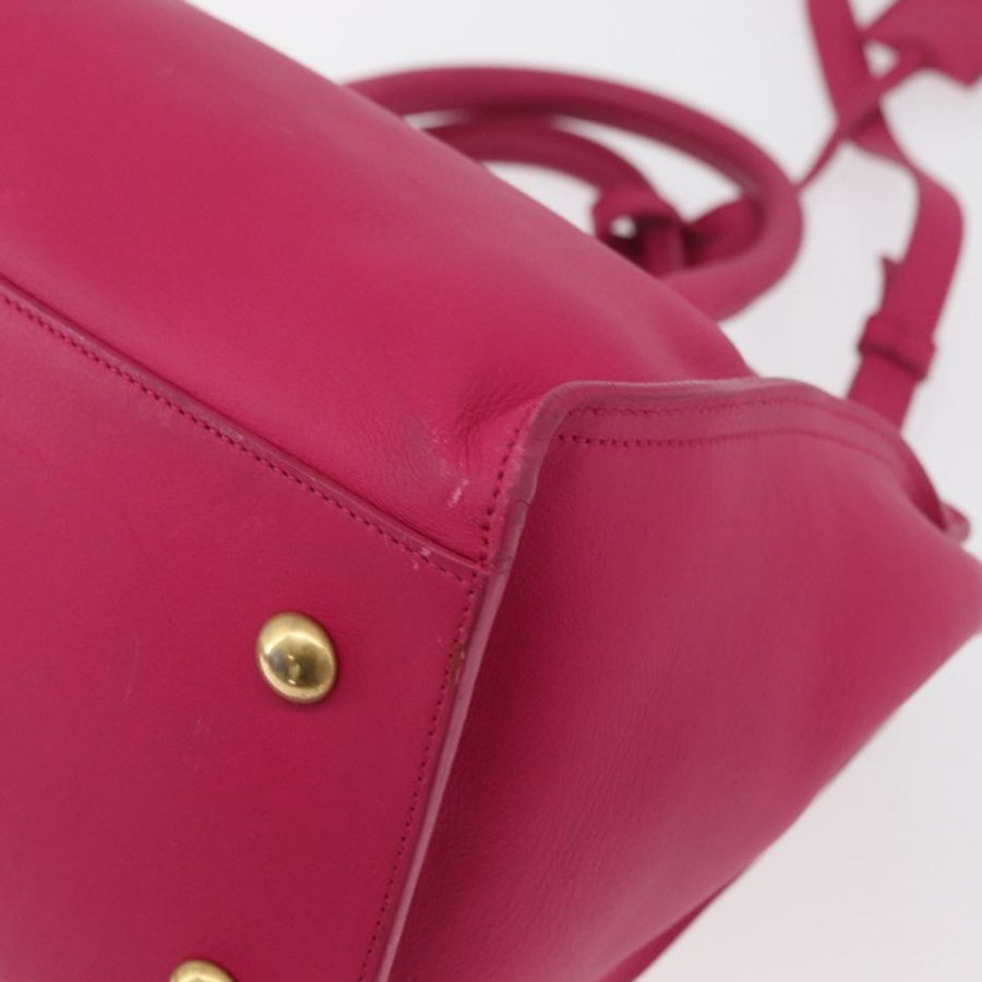 【日本直送】SAINT LAURENT Petit Cabas 手提包 皮革 2way 粉金配色 正品 178276A-17