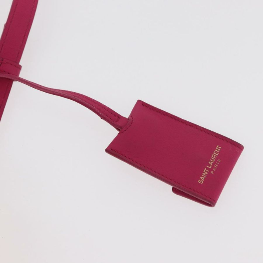 【日本直送】SAINT LAURENT Petit Cabas 手提包 皮革 2way 粉金配色 正品 178276A-18