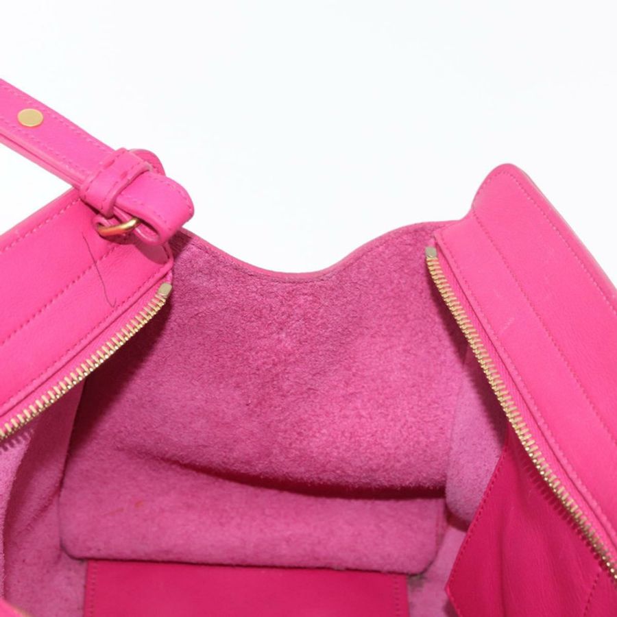 【日本直送】SAINT LAURENT Petit Cabas 手提包 皮革 2way 粉金配色 正品 178276A-22