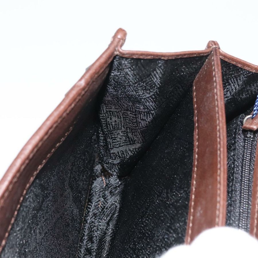 【日本直送】BOTTEGA VENETA INTRECCIATO 手袋 皮革 2way 棕色 金色 Auth 178526A-23