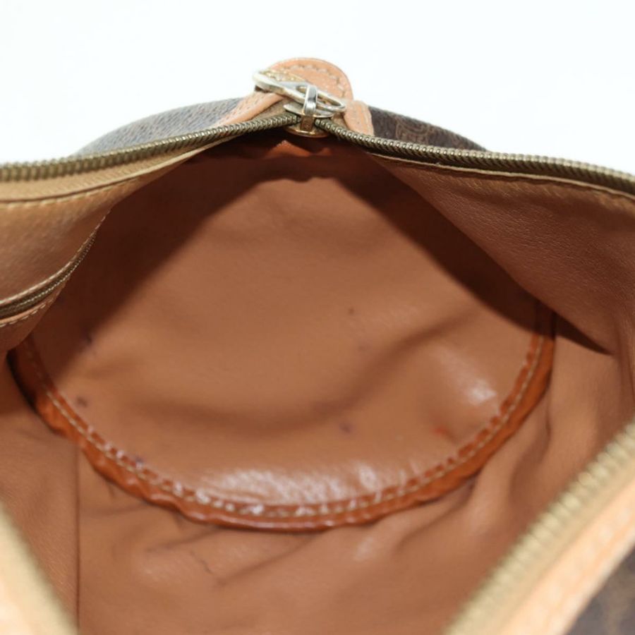 【日本直送】CELINE Macadam帆布波士頓包 PVC皮革 棕色 金色 正品 176802V-22