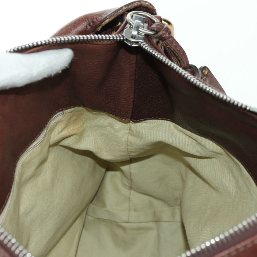 【日本直送】Chloe Paddington 單肩包 皮革 棕色 金 銀色 正品 178518V-23