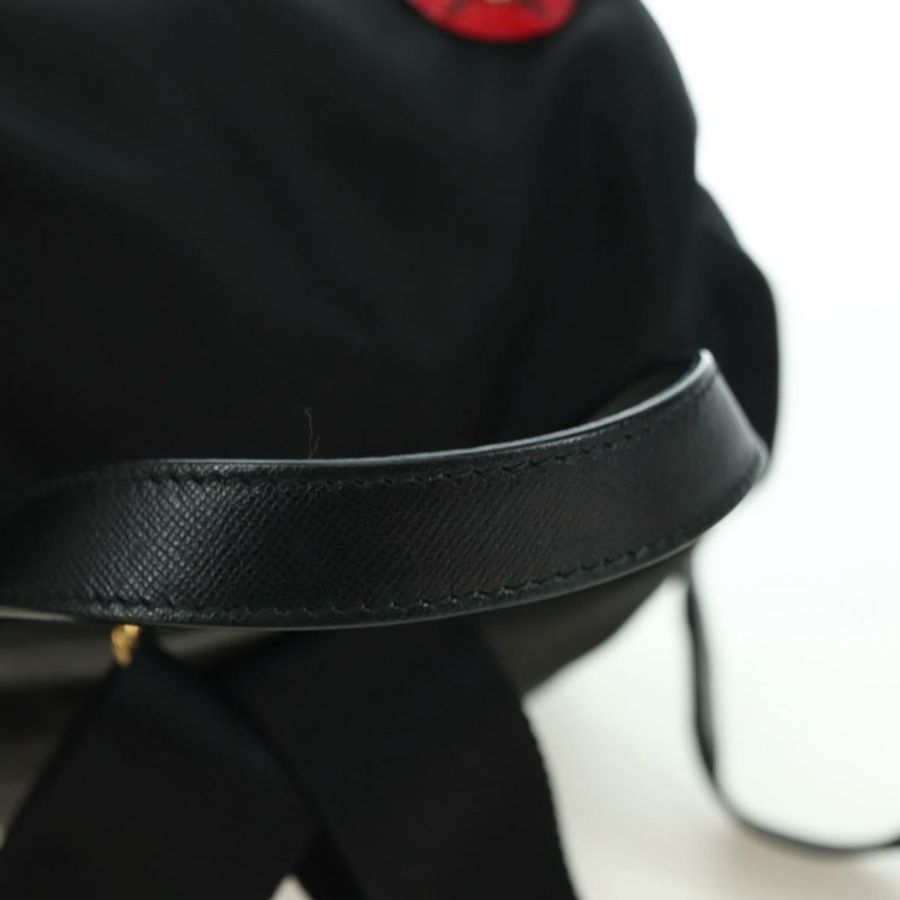【日本直送】PRADA Robot 雙肩包 尼龍材質 黑色 銀色 正品 176514SAV-6