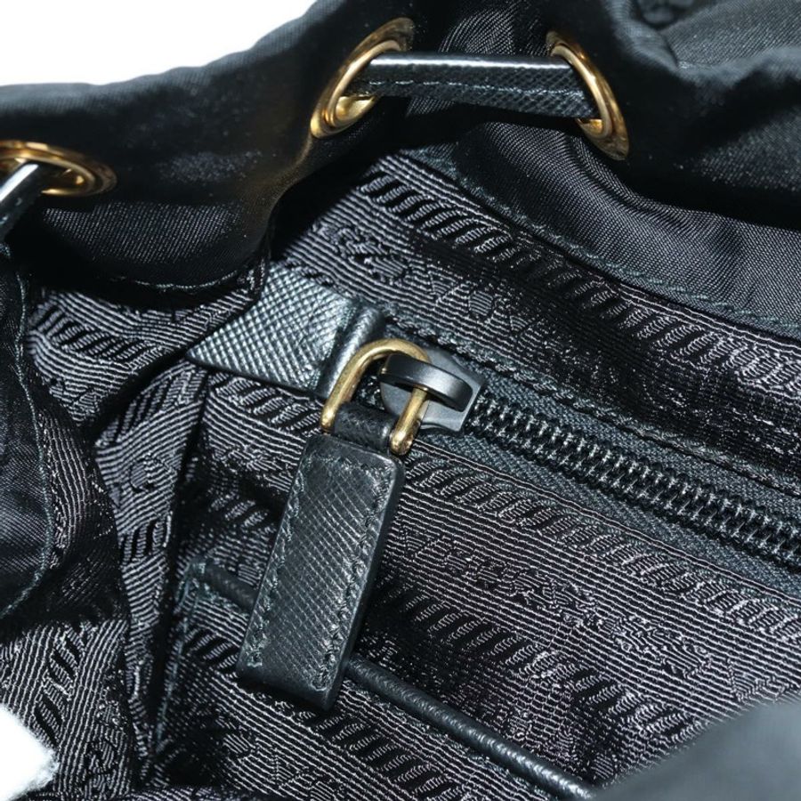 【日本直送】PRADA Robot 雙肩包 尼龍材質 黑色 銀色 正品 176514SAV-30