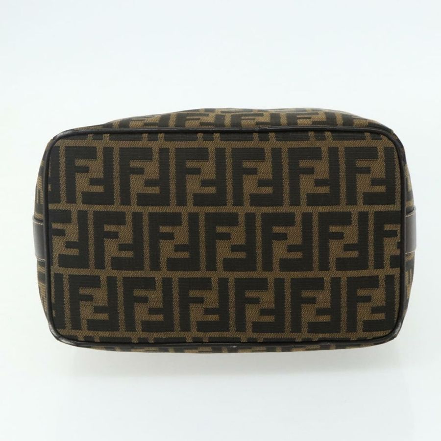 【日本直送】FENDI Zucca帆布化妝包 棕色 黑色 正品 178970-4