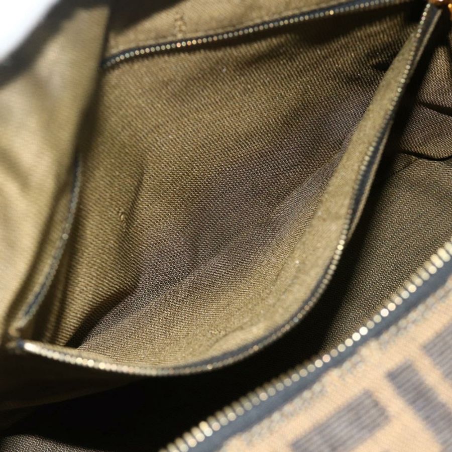 【日本直送】FENDI Zucca帆布化妝包 棕色 黑色 正品 178970-20