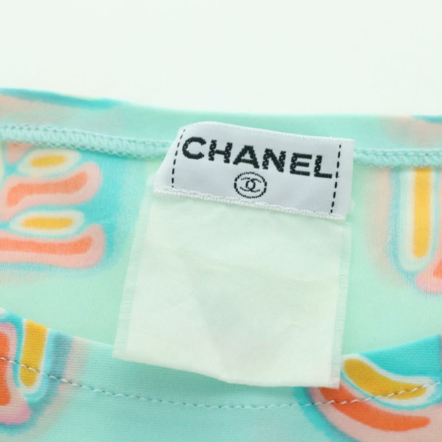 【日本直送】香奈兒 (CHANEL) 一件式尼龍綠色雙C標誌手提包,貨號 179164M-9
