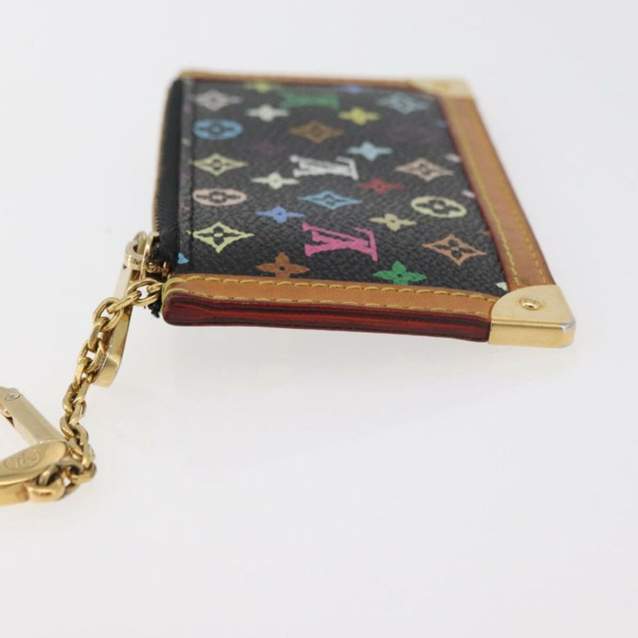 【日本直送】路易威登 Monogram Multicolor Pochette Cles 手拿包 黑色 M13664 正品 BA12619A-3