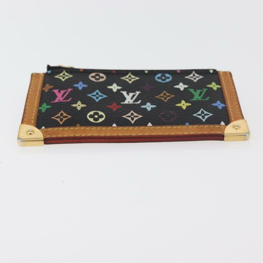 【日本直送】路易威登 Monogram Multicolor Pochette Cles 手拿包 黑色 M13664 正品 BA12619A-4