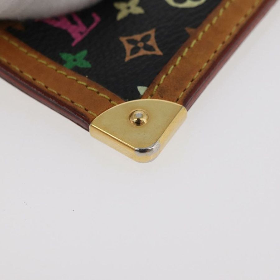 【日本直送】路易威登 Monogram Multicolor Pochette Cles 手拿包 黑色 M13664 正品 BA12619A-7