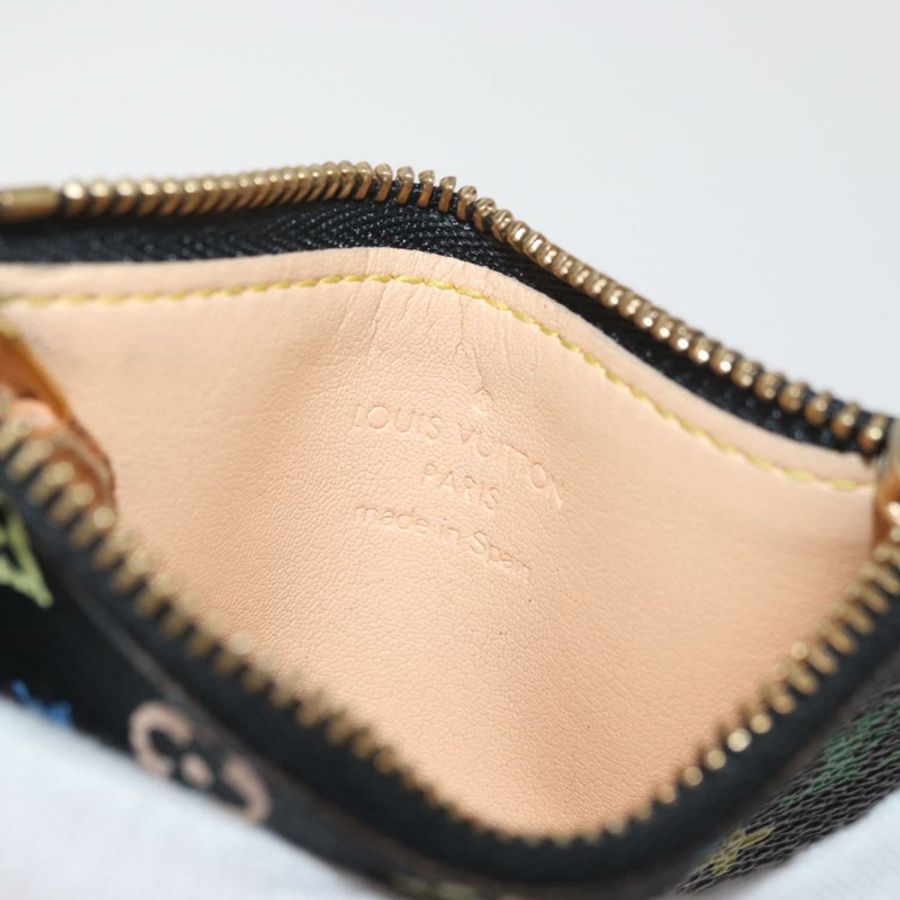 【日本直送】路易威登 Monogram Multicolor Pochette Cles 手拿包 黑色 M13664 正品 BA12619A-9