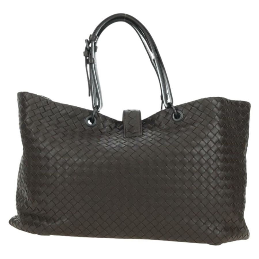 【日本直送】BOTTEGA VENETA INTRECCIATO Ready Lock 手提包 皮革 棕色 正品 am11570SAV-1