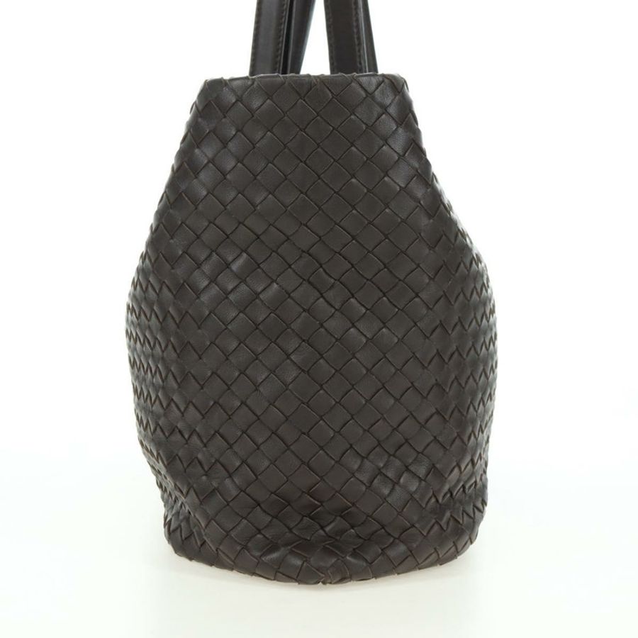【日本直送】BOTTEGA VENETA INTRECCIATO Ready Lock 手提包 皮革 棕色 正品 am11570SAV-2