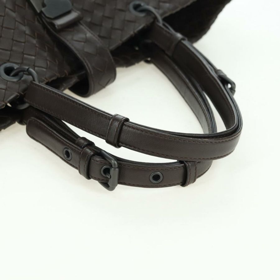 【日本直送】BOTTEGA VENETA INTRECCIATO Ready Lock 手提包 皮革 棕色 正品 am11570SAV-6