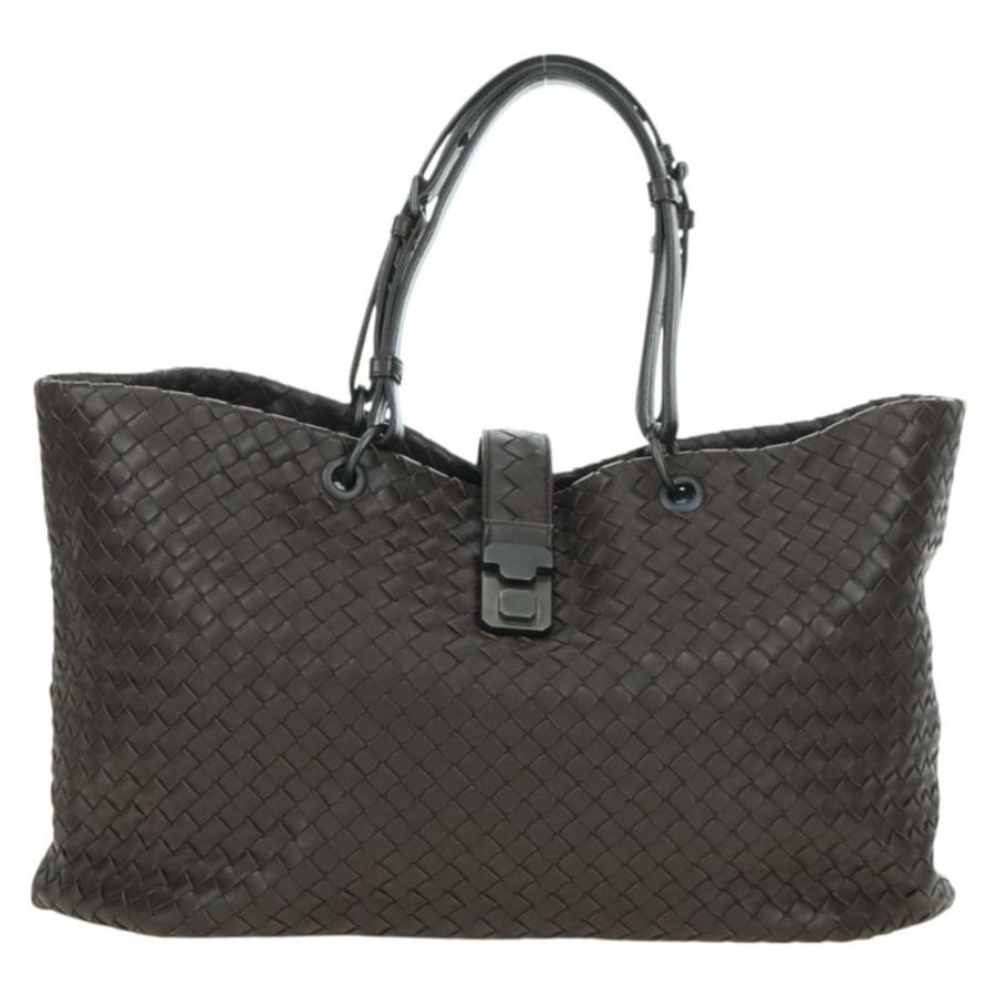 【日本直送】BOTTEGA VENETA INTRECCIATO Ready Lock 手提包 皮革 棕色 正品 am11570SAV-12