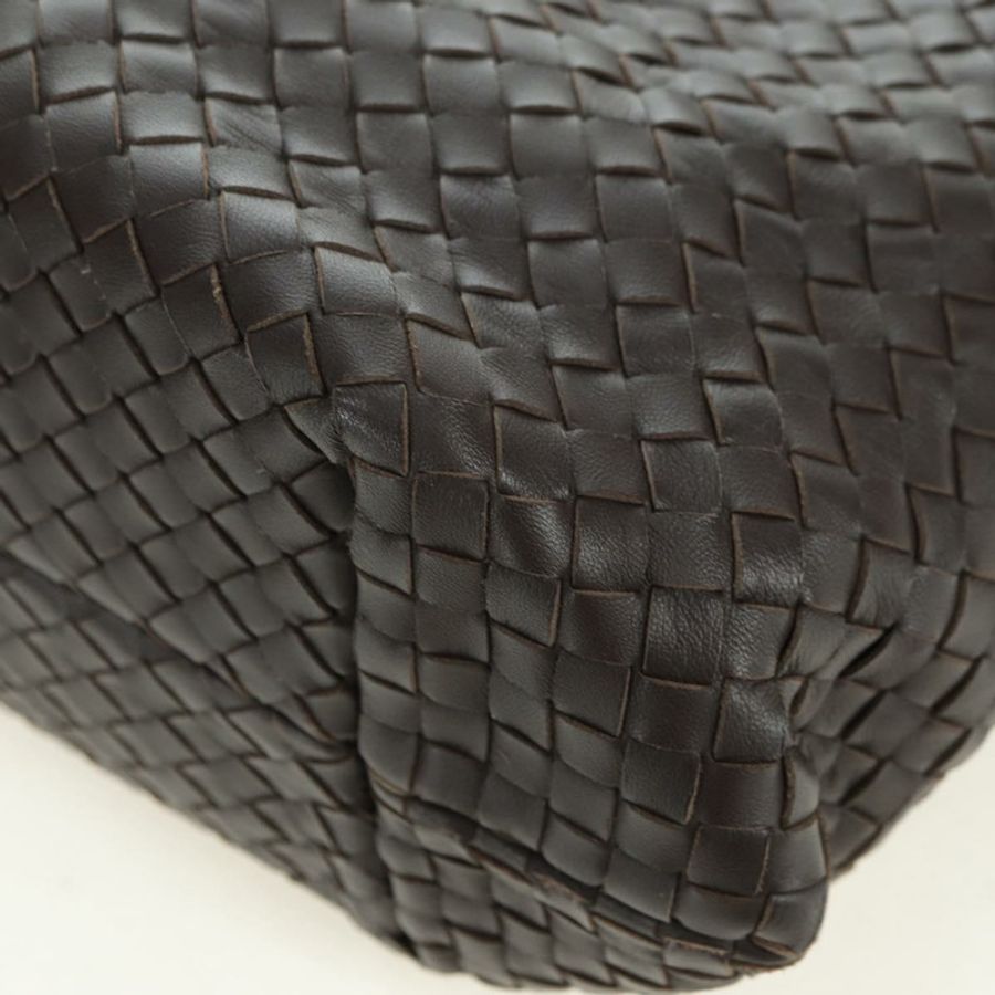 【日本直送】BOTTEGA VENETA INTRECCIATO Ready Lock 手提包 皮革 棕色 正品 am11570SAV-13